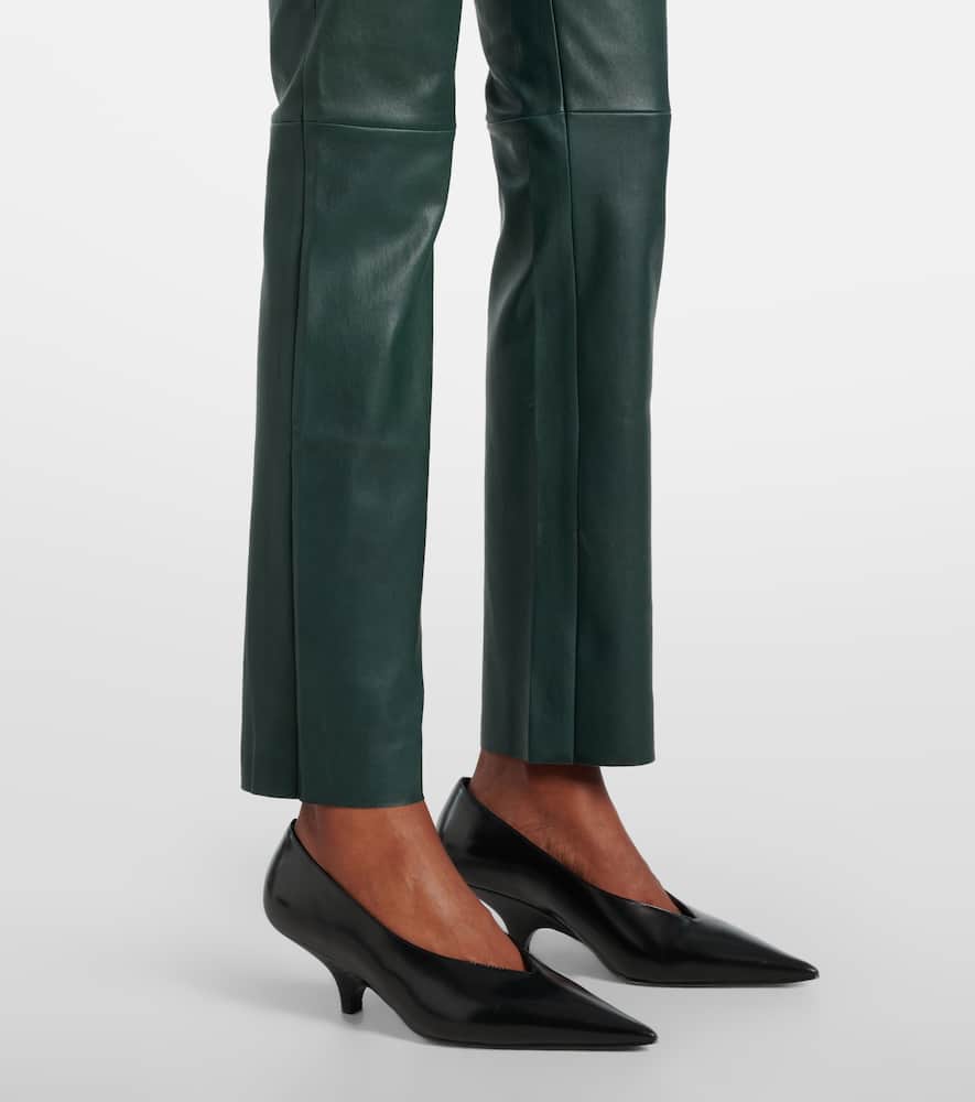 Jacky leather slim pants