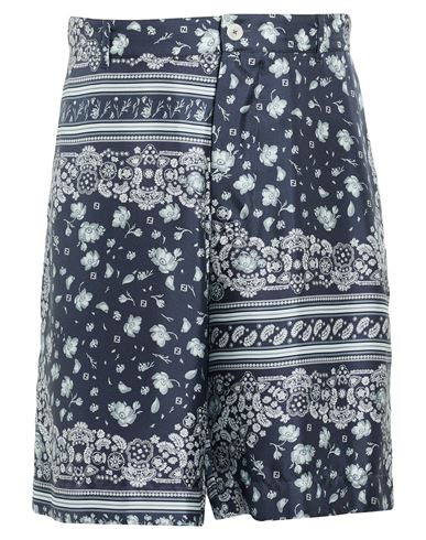 Man Shorts & Bermuda Shorts Blue Size 30 Silk