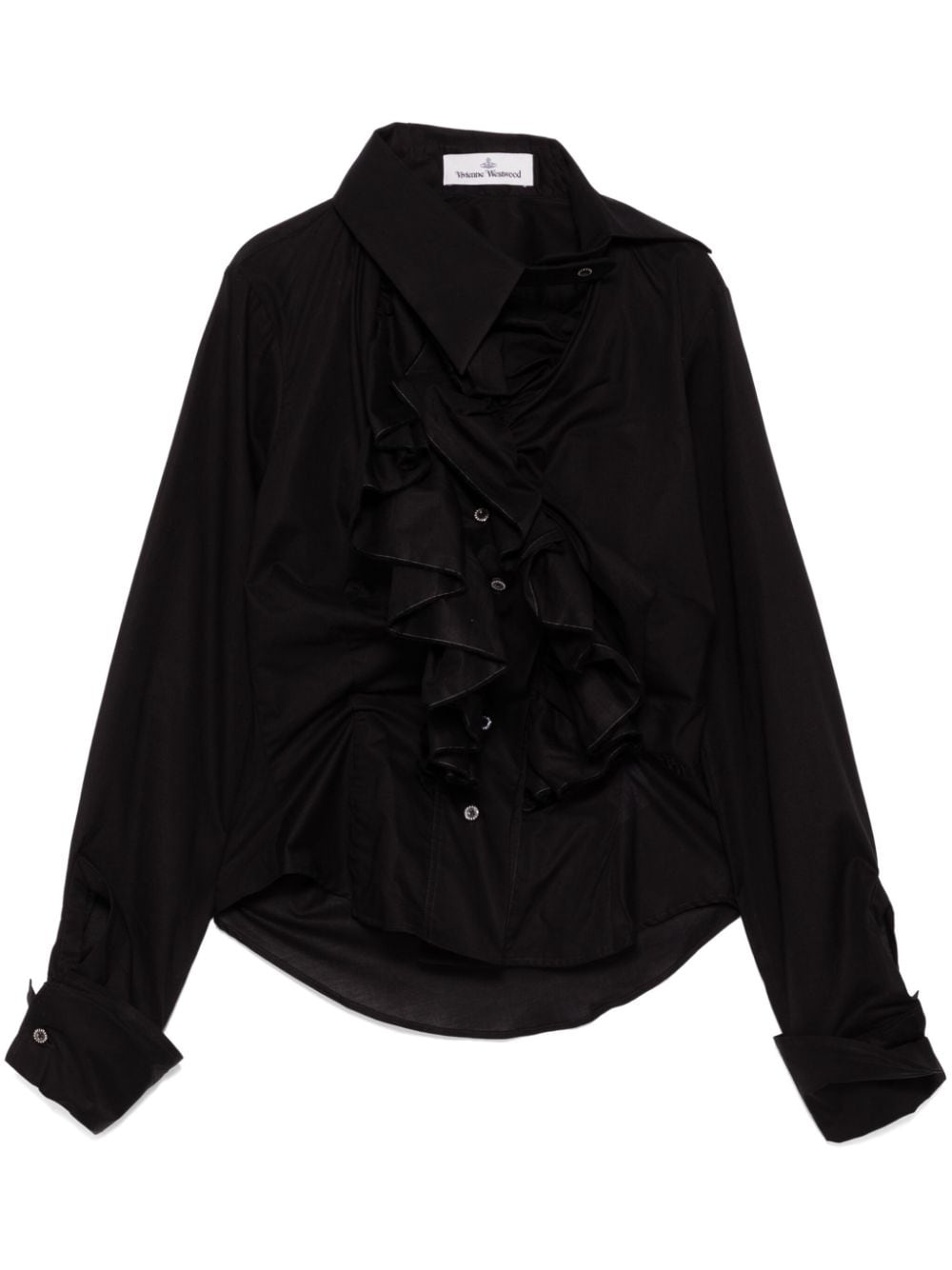 Wizard frill shirt - Black