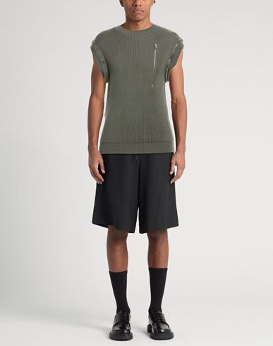 Couture Man Sweater Military green Size 36 Virgin Wool