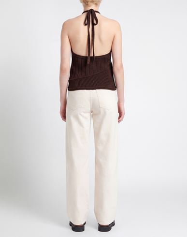 By Daniëlle Cathari Woman Top Brown Size L Cotton