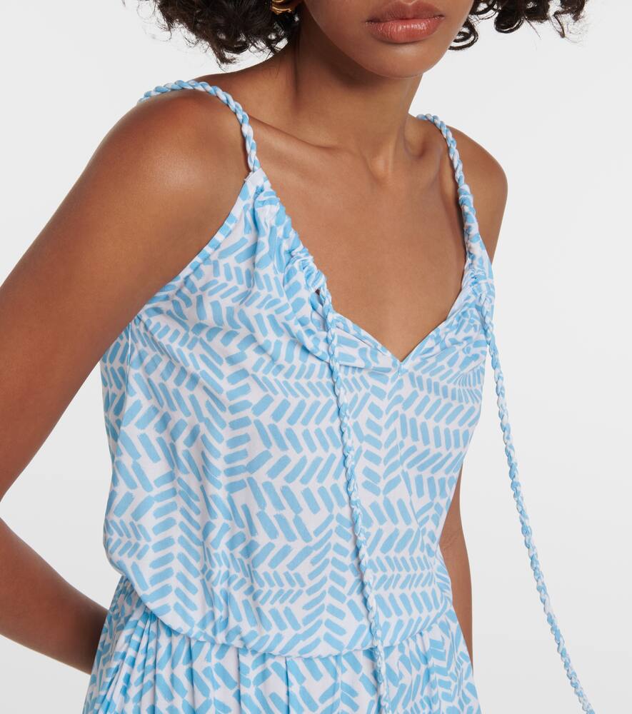 Zanzibar printed minidress