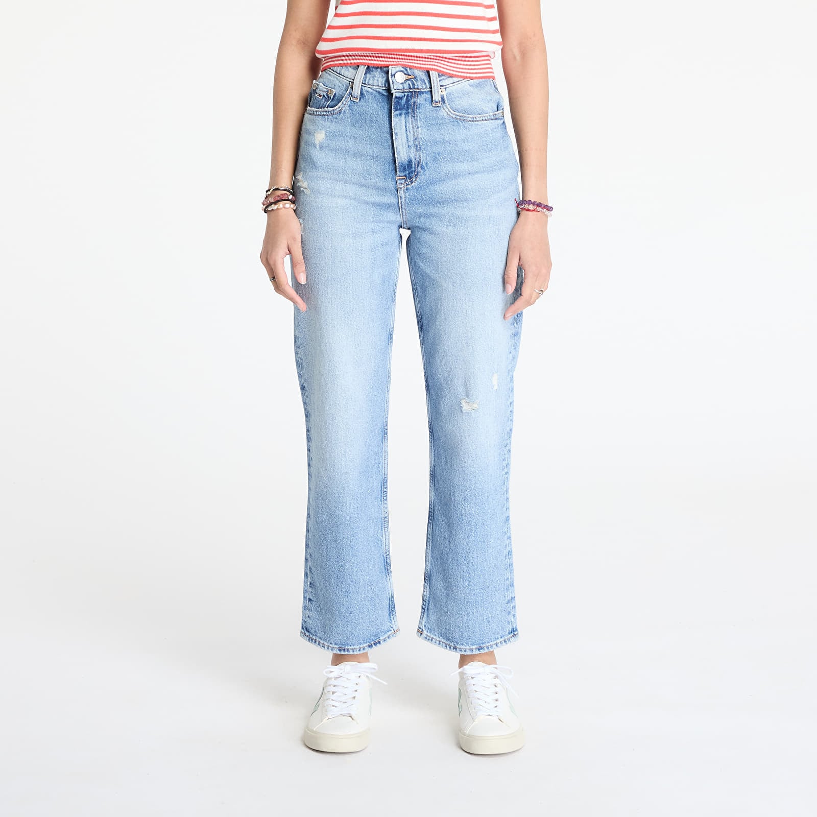 Jeans Tommy Jeans Layla High Rise Slim Straight Jeans Denim Light W