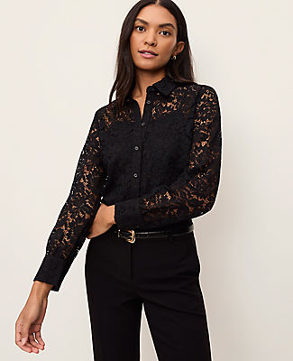 Ann Taylor Lace Shirt