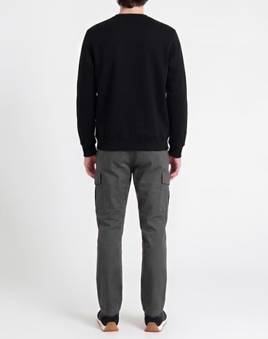 Man Sweatshirt Black Size XL Cotton, Polyester