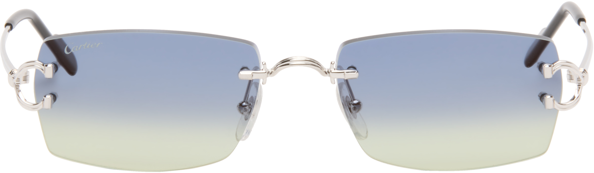 Silver Classic C Motif Sunglasses