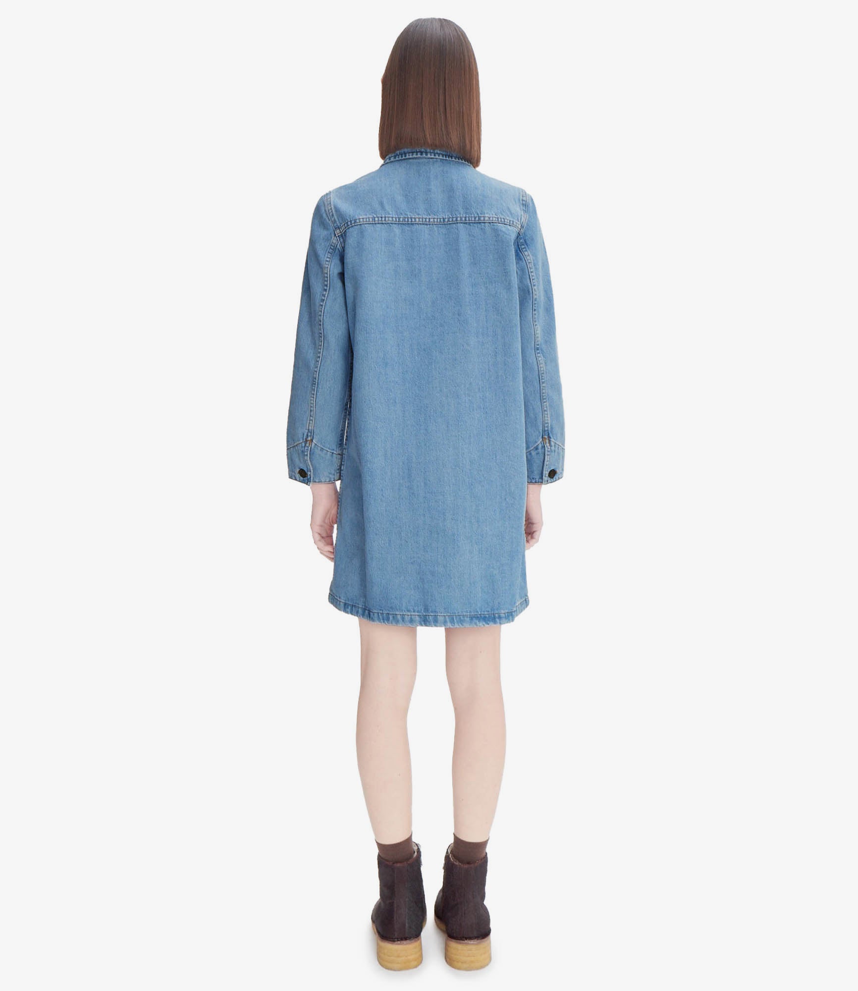 Aurelia dress Stonewashed Indigo