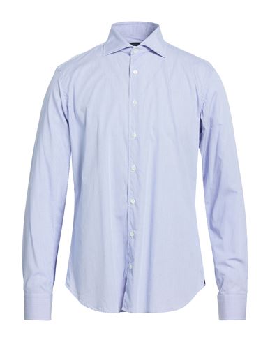 Man Shirt Blue Size 16 Cotton