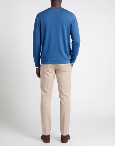 Man Sweater Blue Size 46 Cashmere