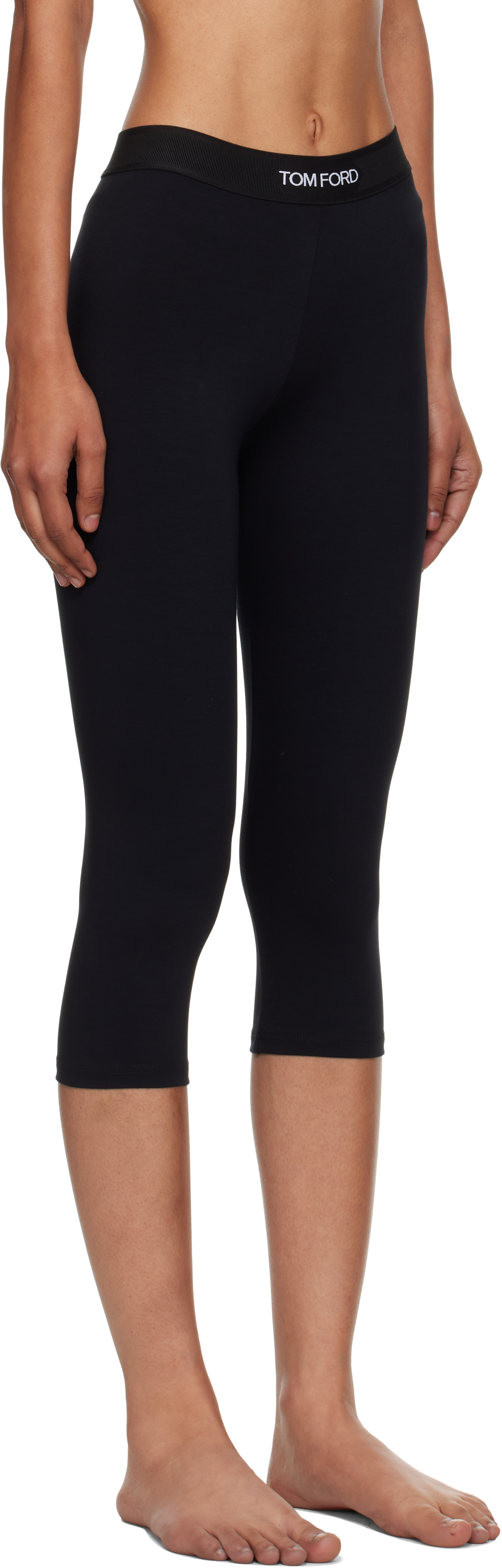 Black Modal Yoga Leggings