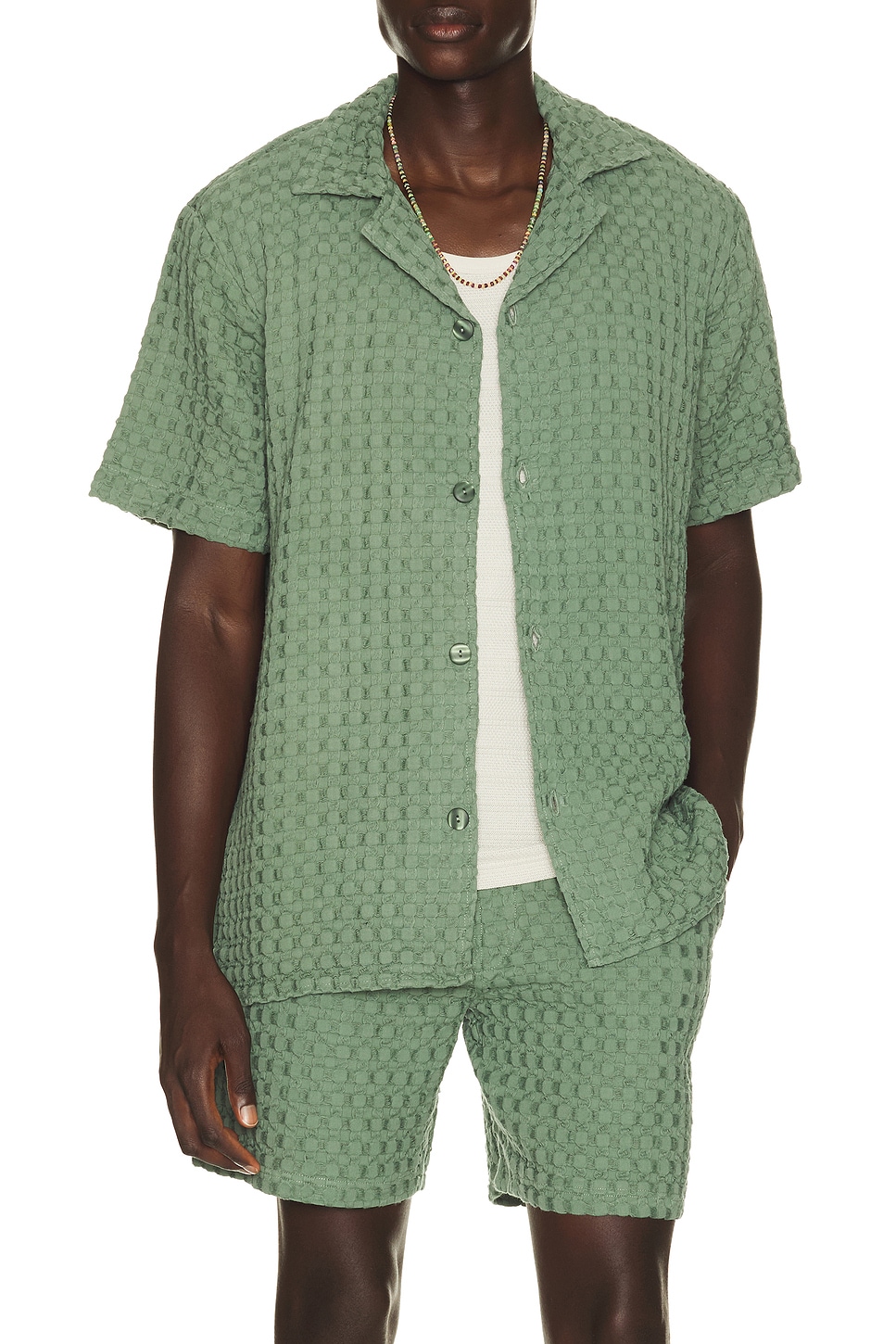 OAS HEMD JIB in Grün - Green. L also in M, S, XL/1X
