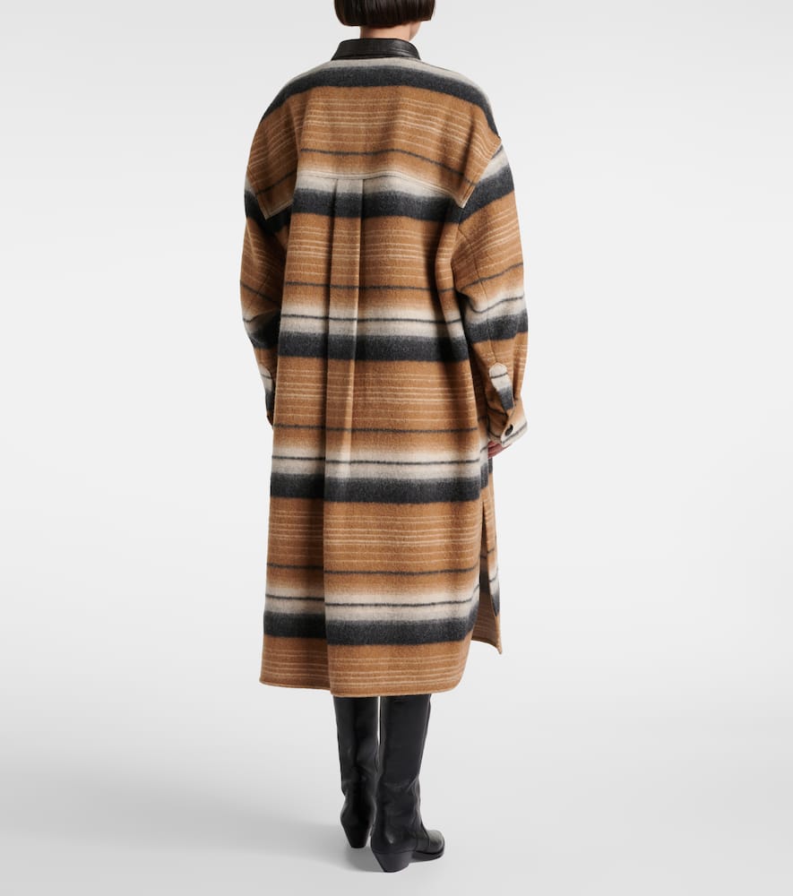 Djilaga wool-blend coat