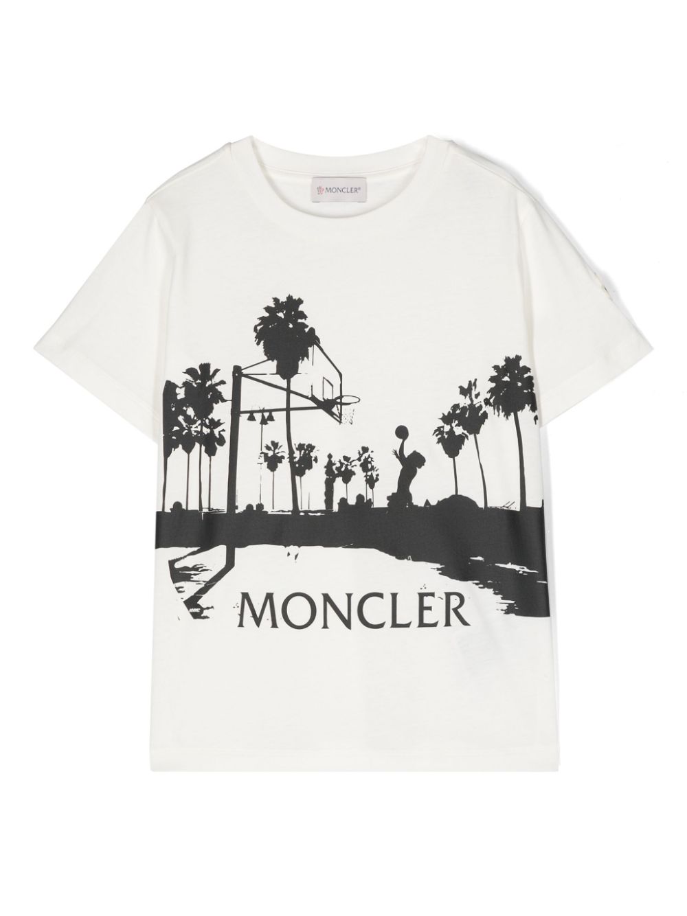 Graphic-print cotton T-shirt - White
