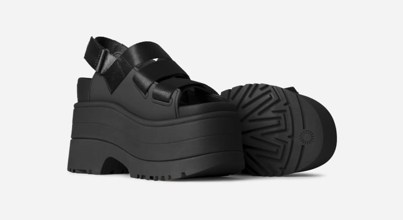 ® Women's GoldenRise Synthetic/Textile/Recycled Materials Sandals in Black