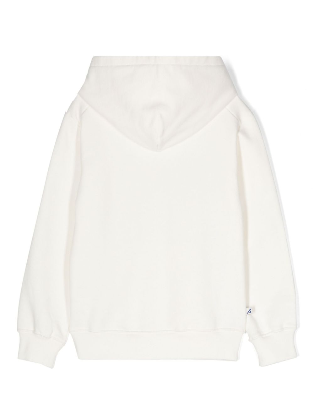 Logo-print cotton hoodie - White