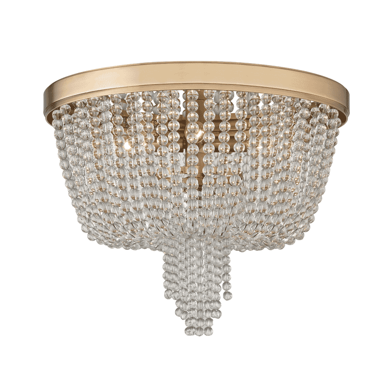 Royalton 4-Light Ceiling Light in Aged Bra