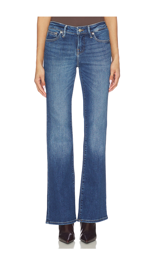 Good American Good Low Rise Boot Jeans in Blue. 8. Also , 10, 12