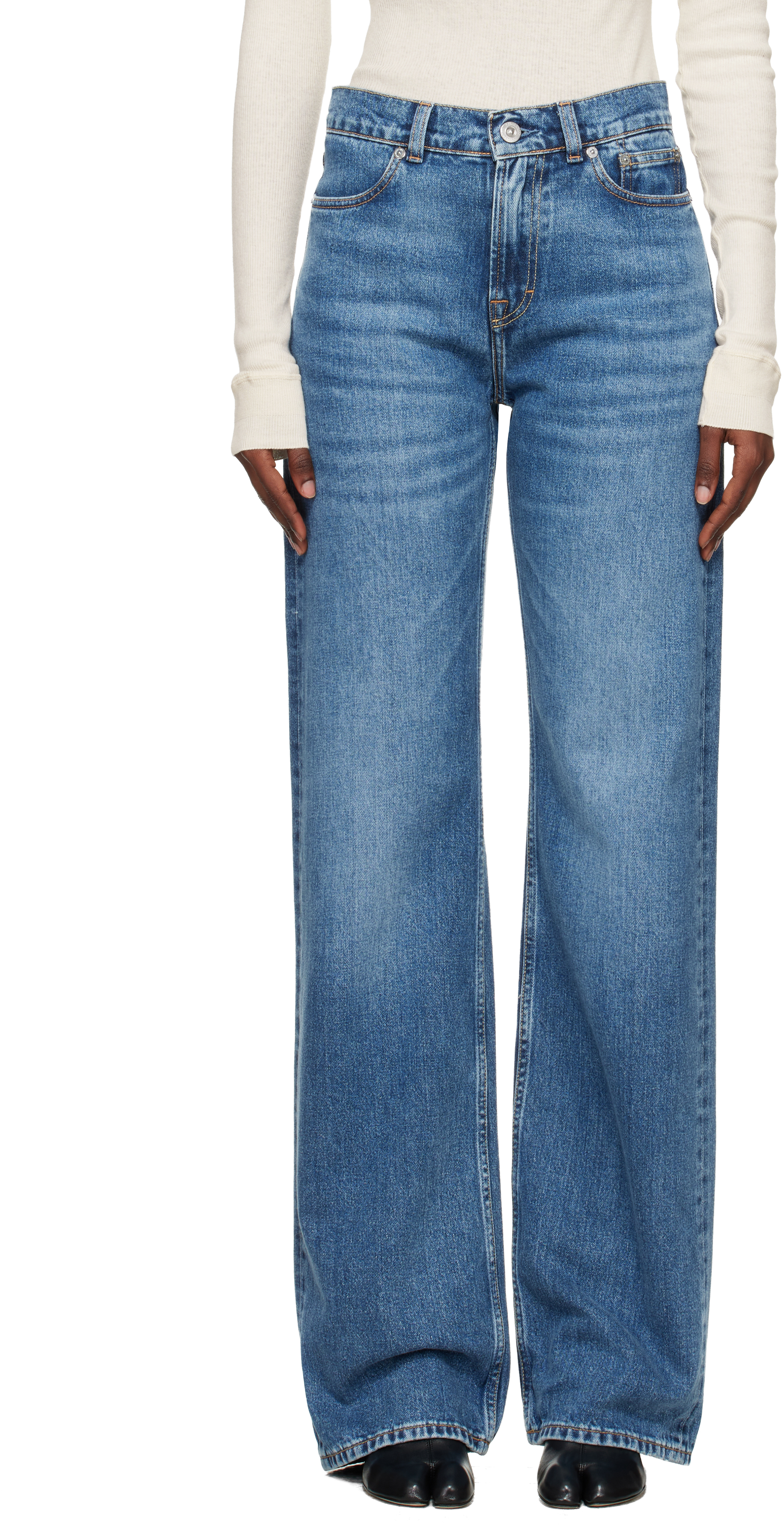 Blue Wata Cut Jeans
