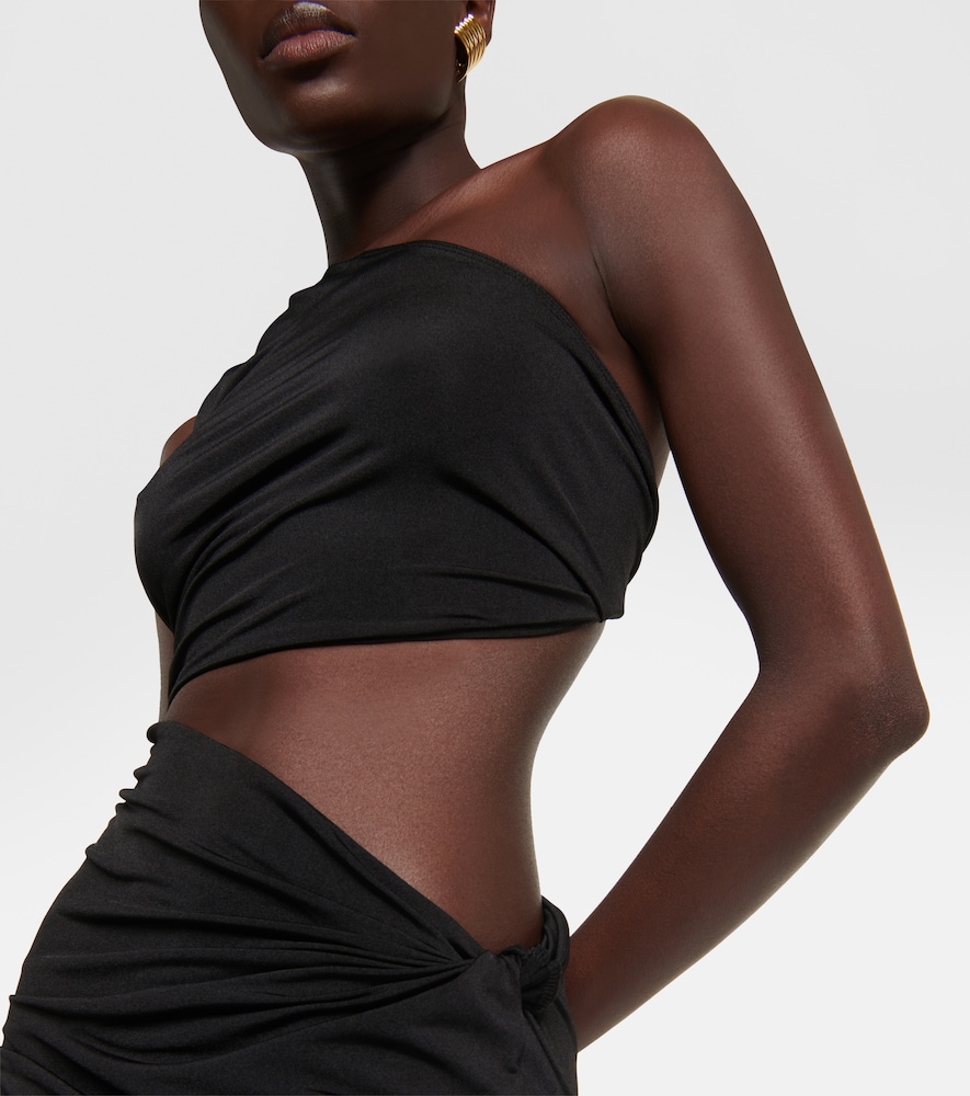 Yana one-shoulder cutout maxi dress