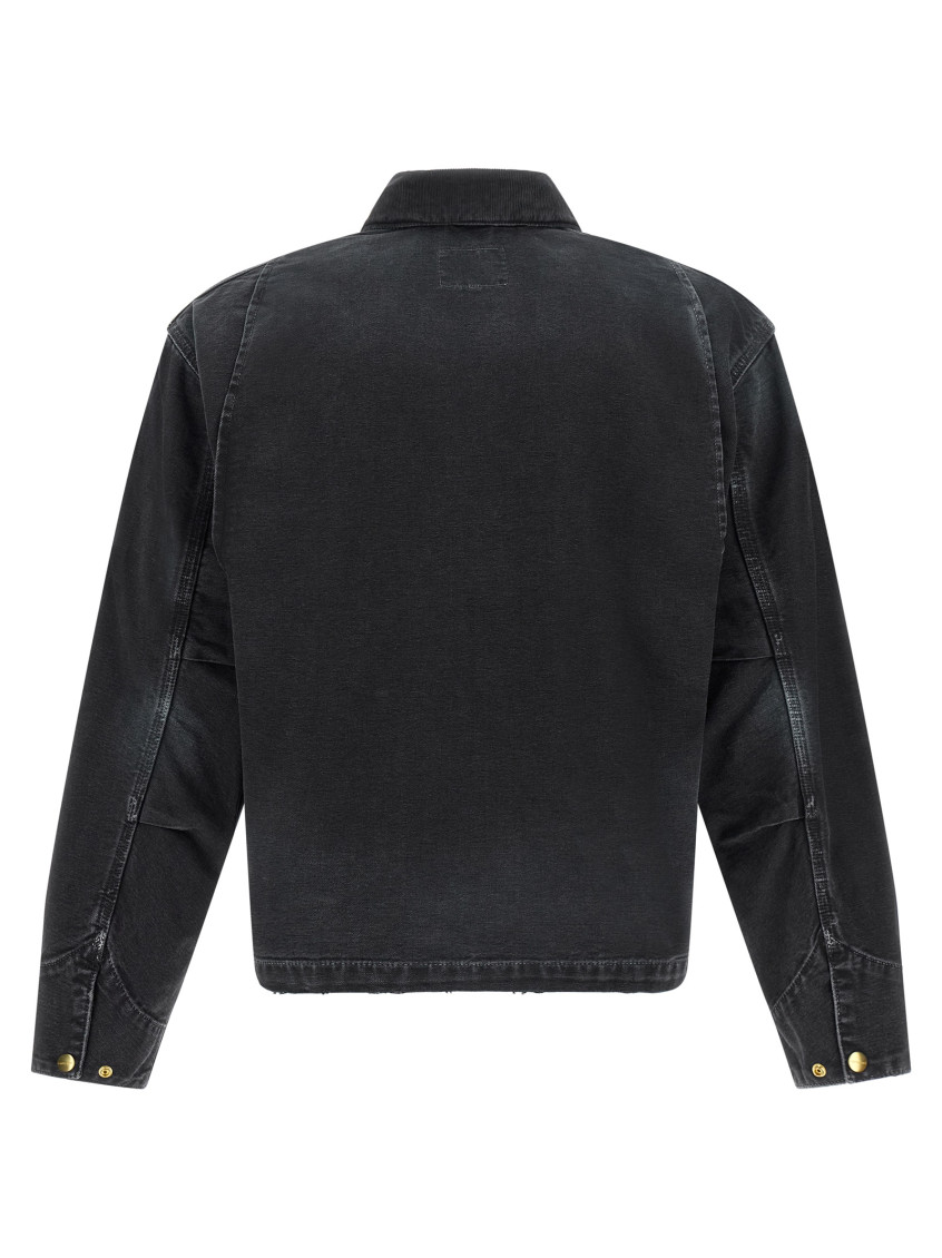 Black Shirt Collar Jacket