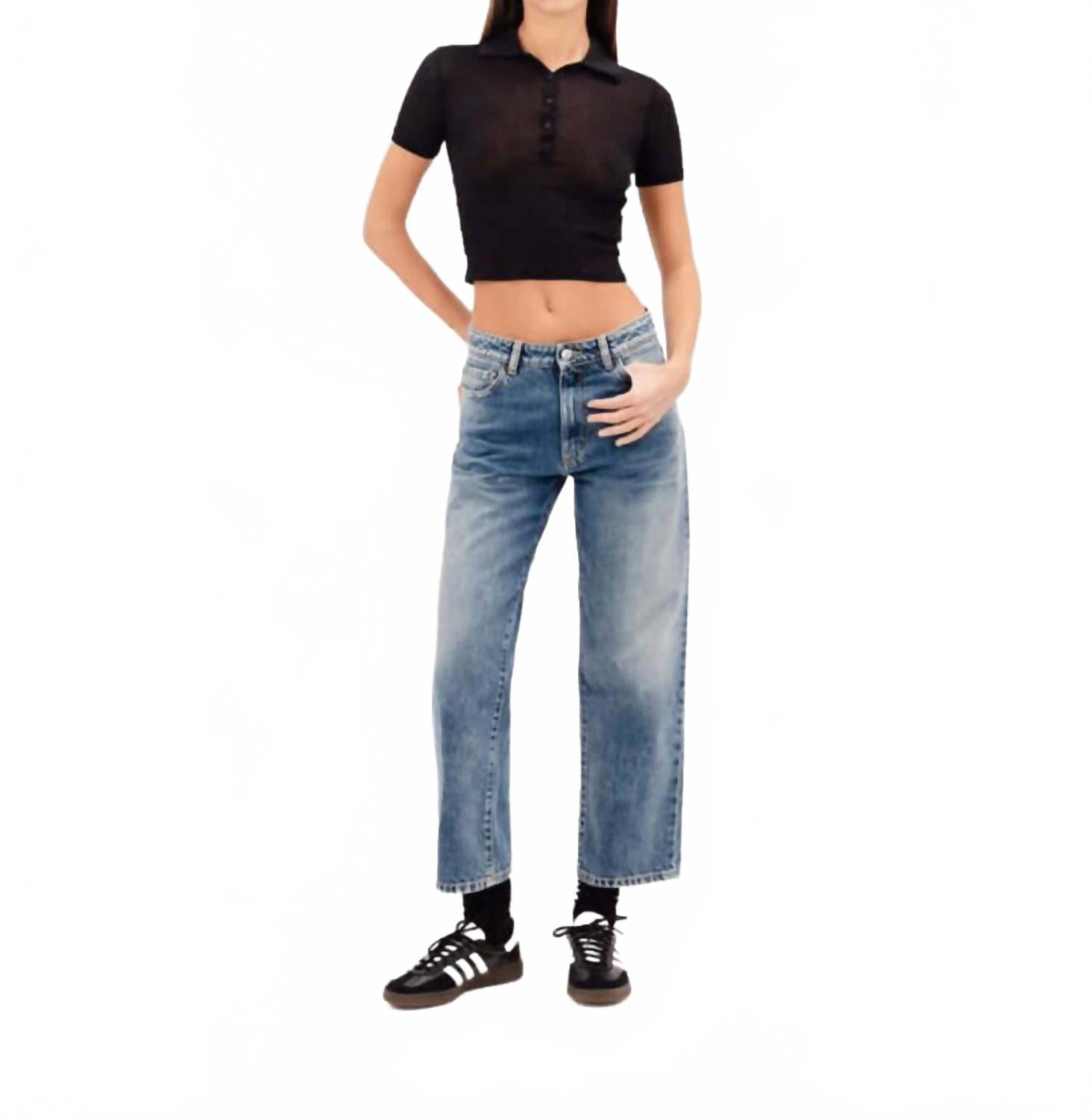 Jill Midrise Jean In Aged Stone