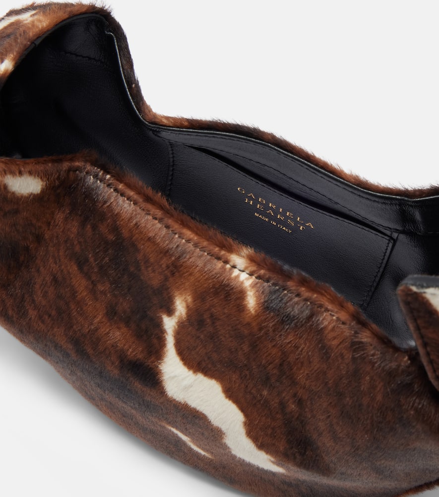 Demi Small calf hair clutch