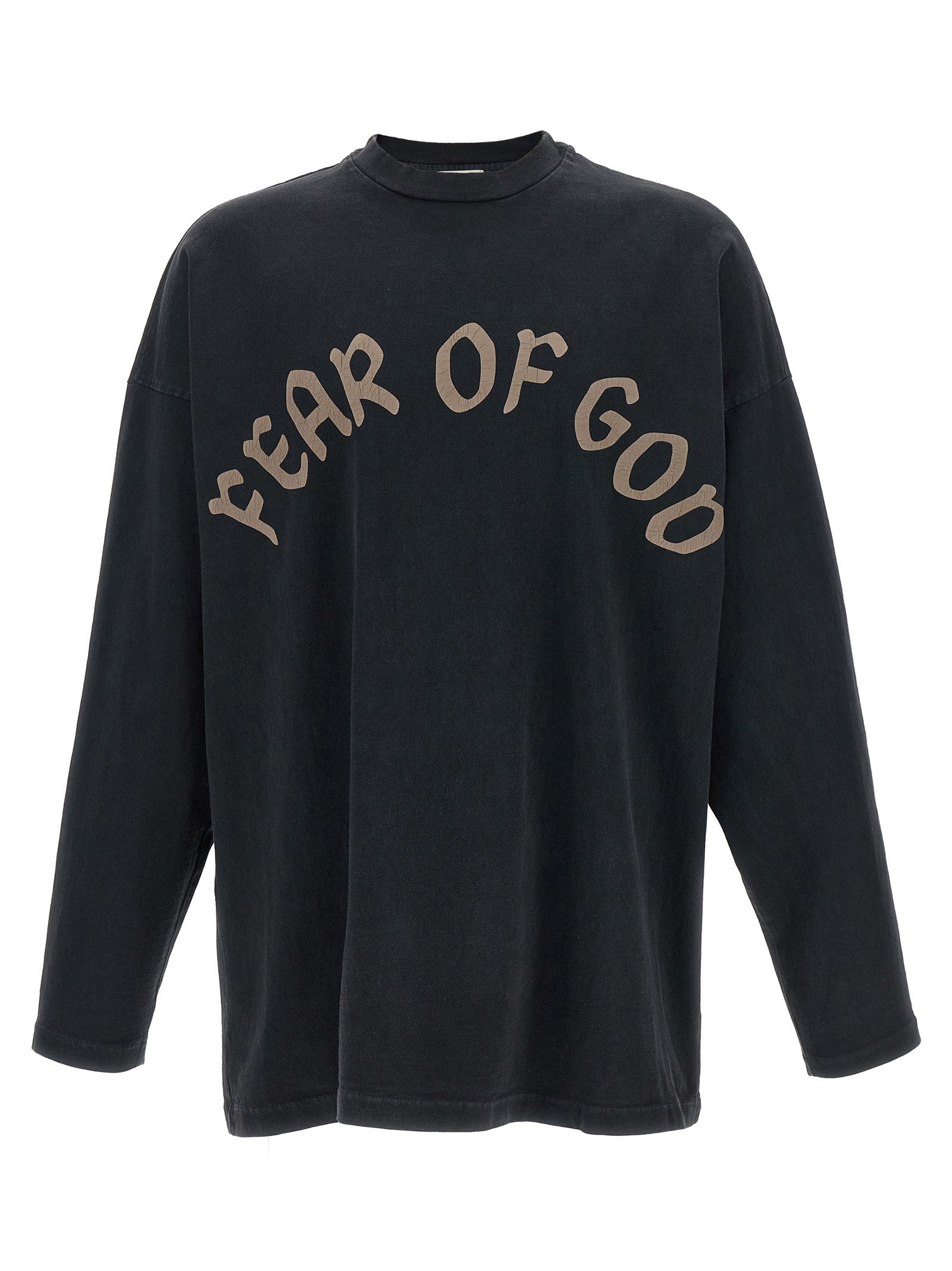 Logo-Printed Cotton T-Shirt — Black