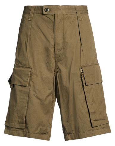 Man Shorts & Bermuda Shorts Military green Size 30 Cotton, Recycled cotton