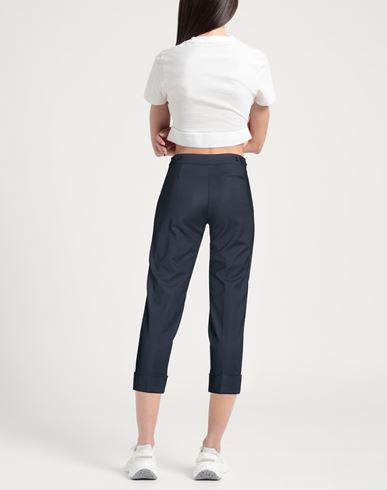 Woman Pants Navy Size 2 Cotton, Polyester, Elastane