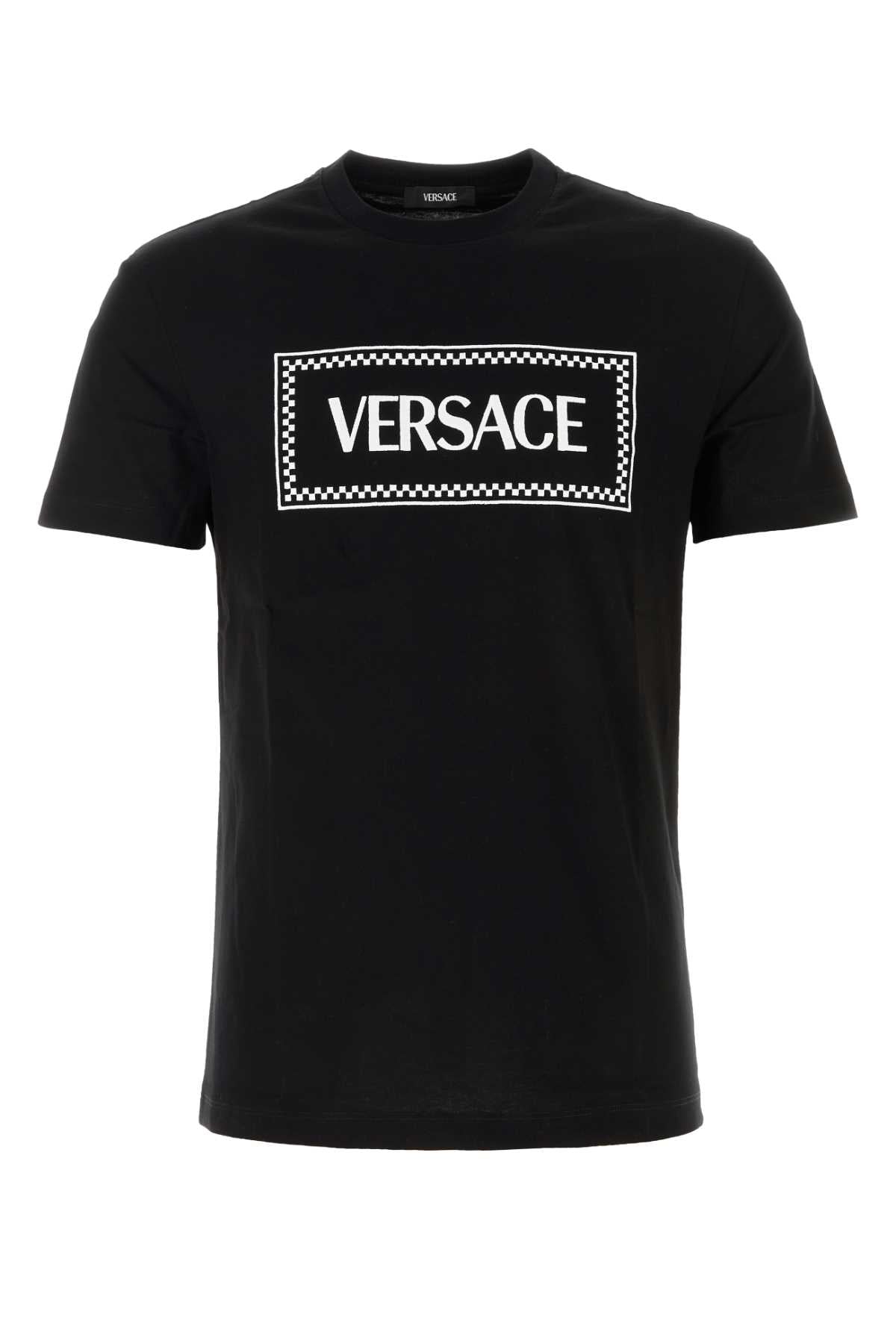Logo-Embroidered T-Shirt — Black