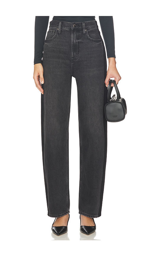 PISTOLA Wes High Rise Barrel Jeans in Black. 30. Also