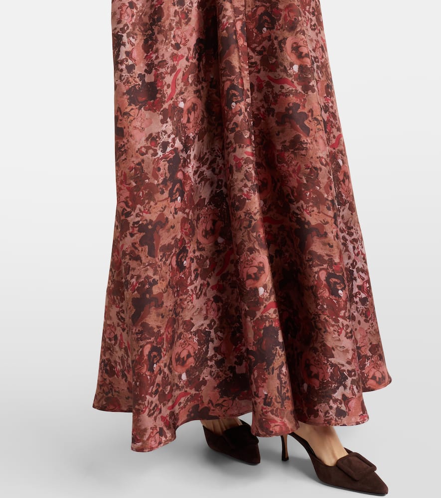 Alpe embellished silk maxi dress