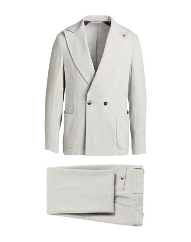 Man Suit Grey Size 36 Viscose, Acrylic, Elastane