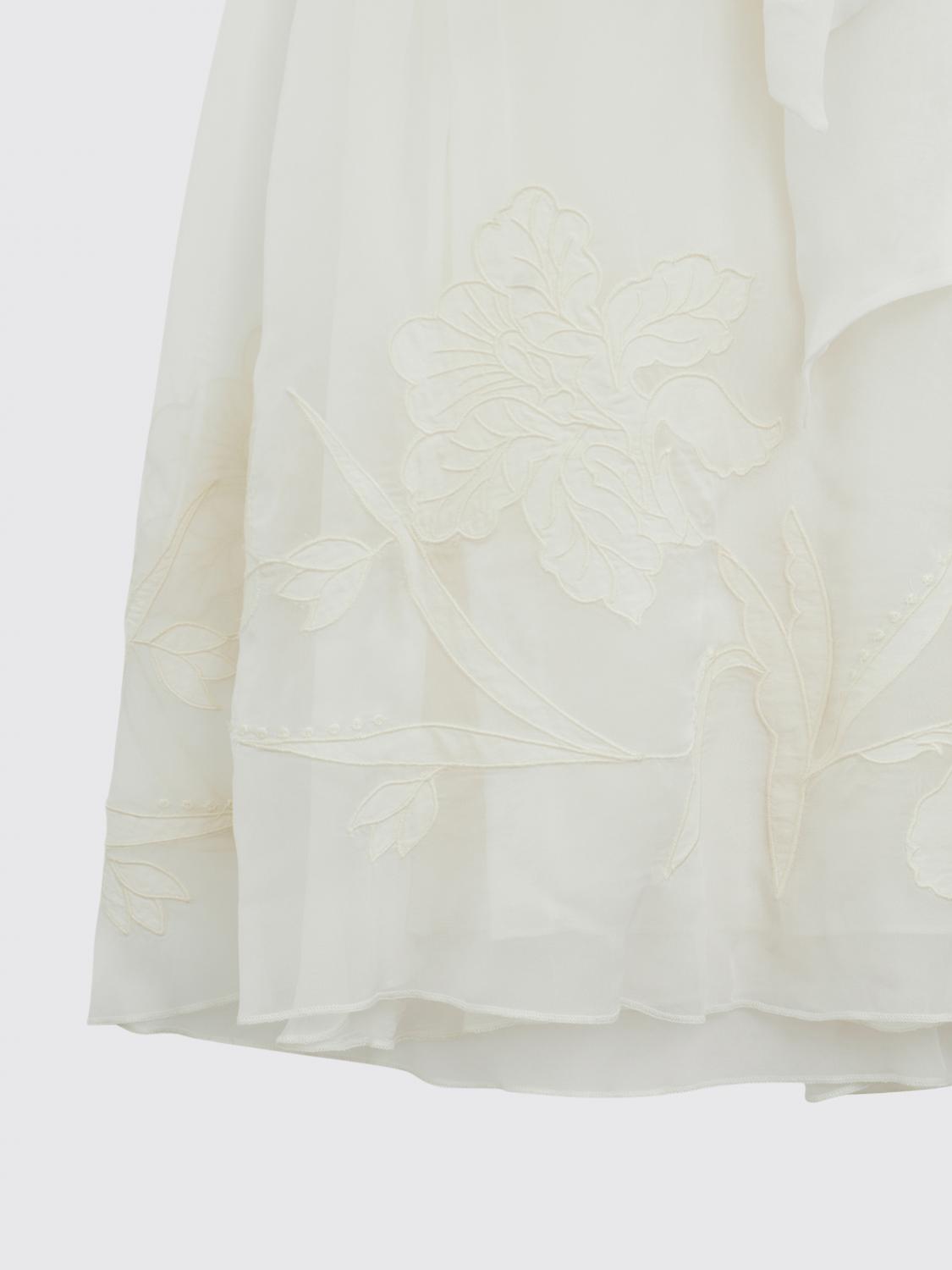 Skirt Woman color Ivory