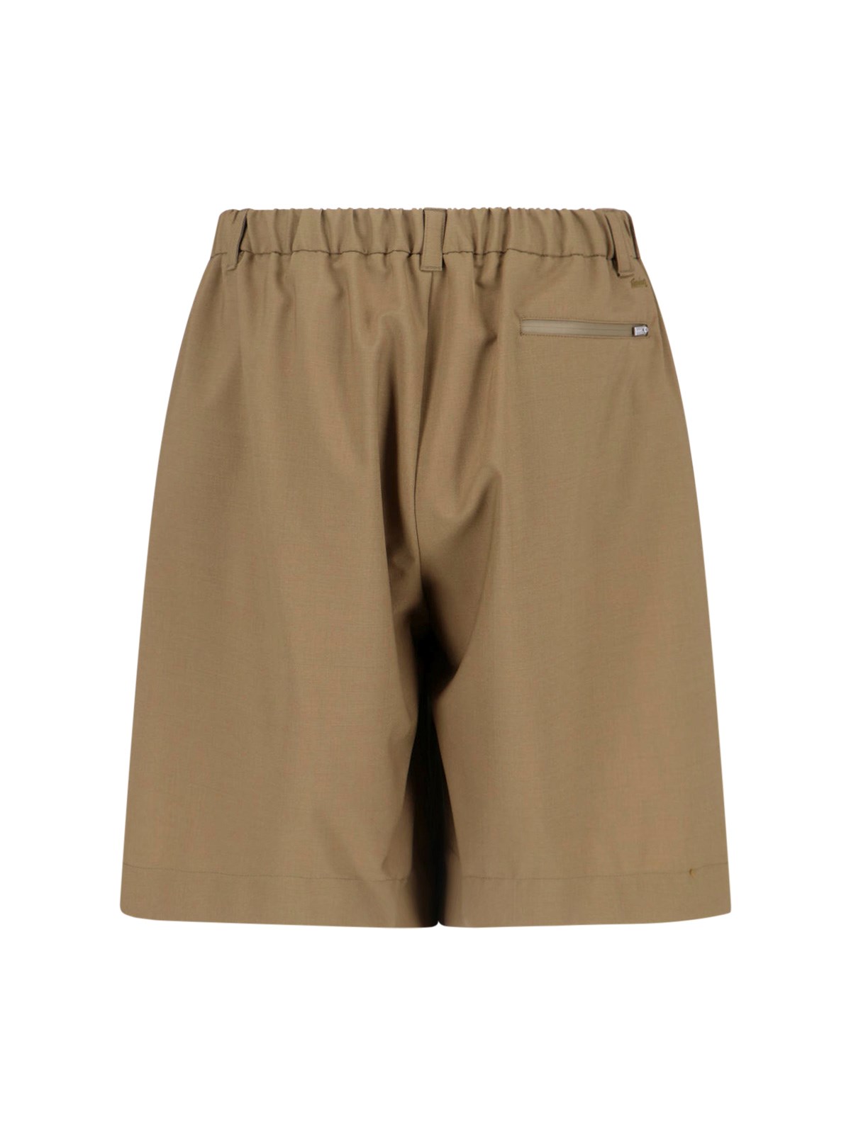 Wool Blend Shorts