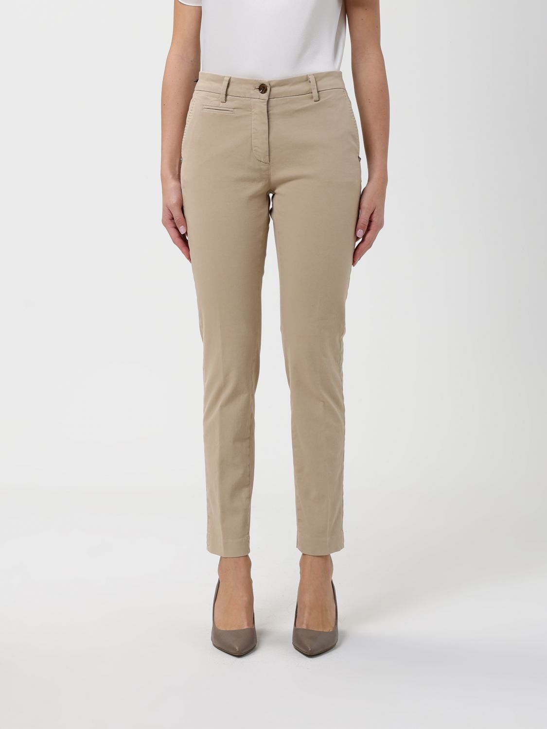 Pants Woman color Yellow Cream