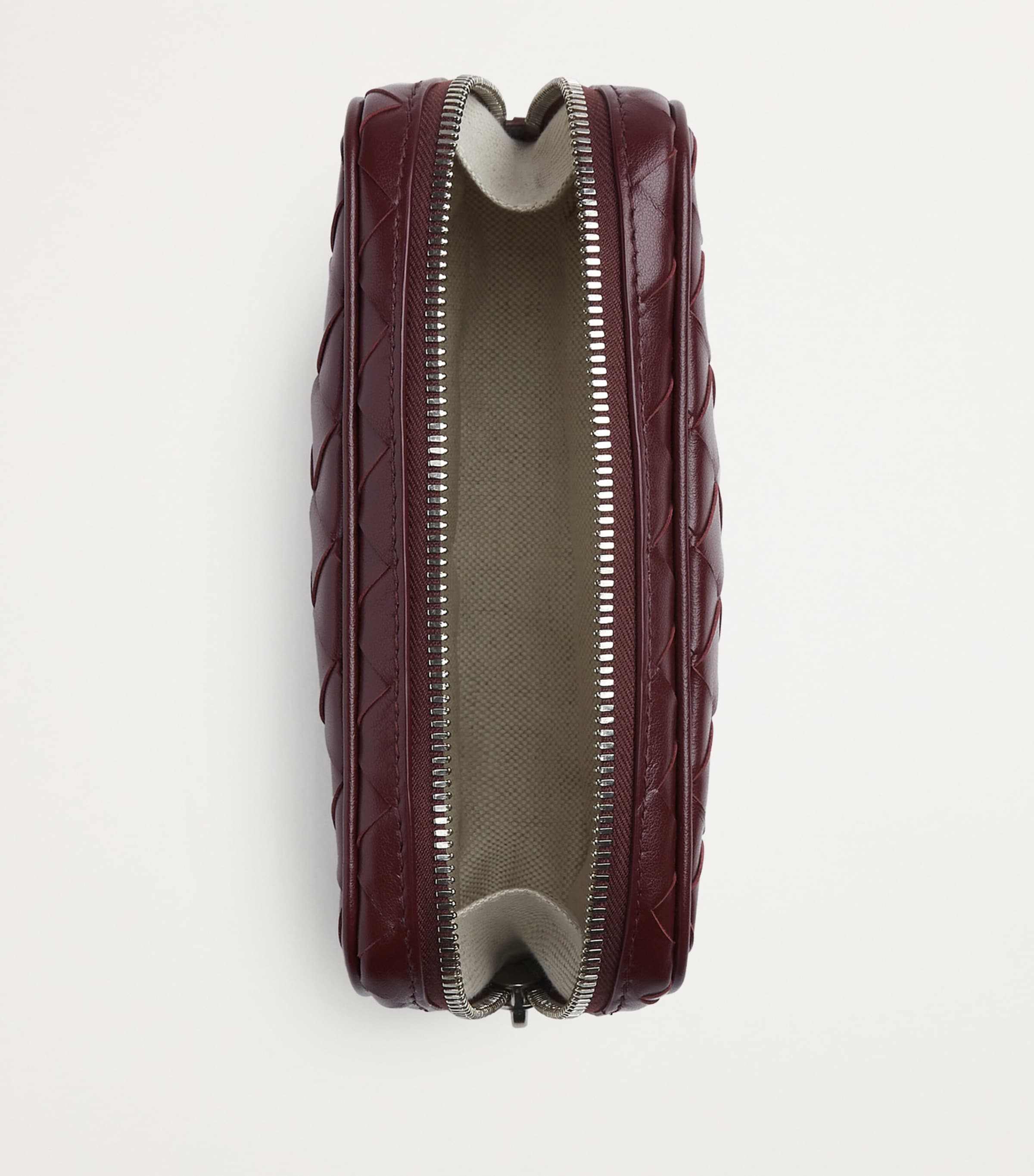 Leather Intrecciato Pouch