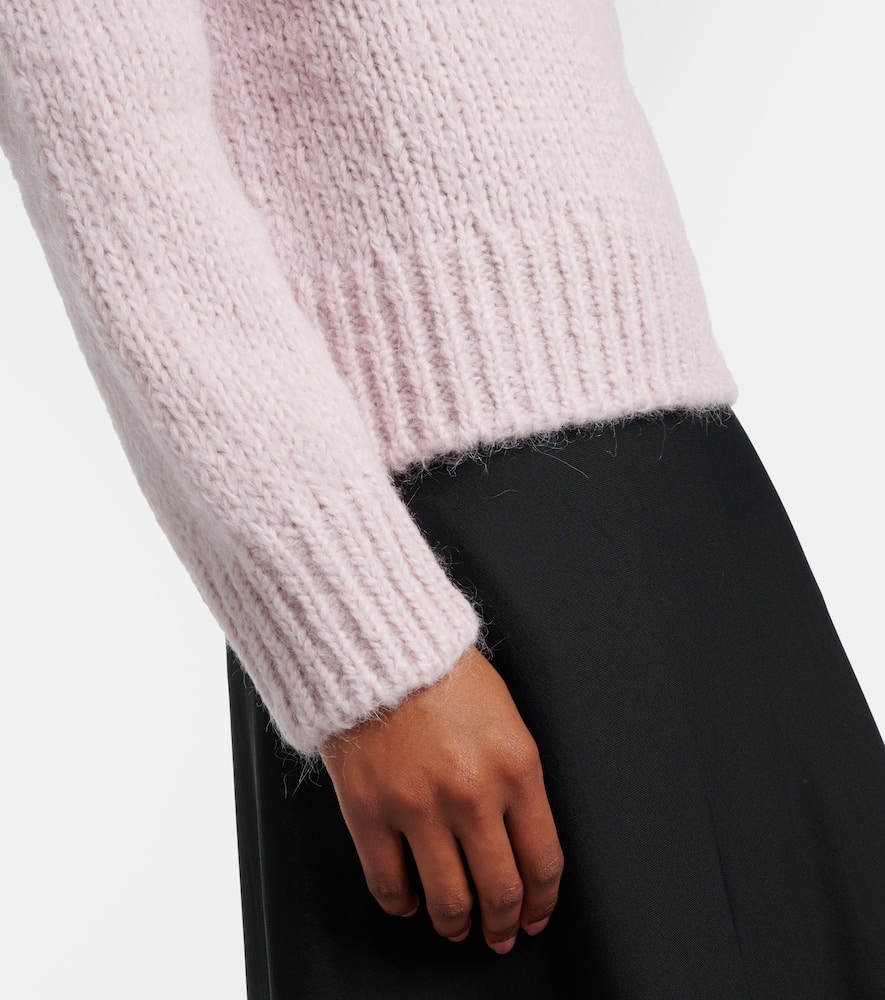 Alpaca and mohair-blend sweater