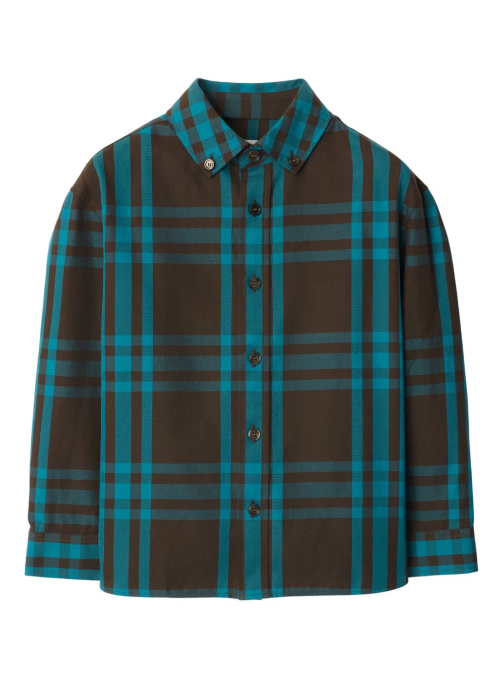 Checked shirt - Brown