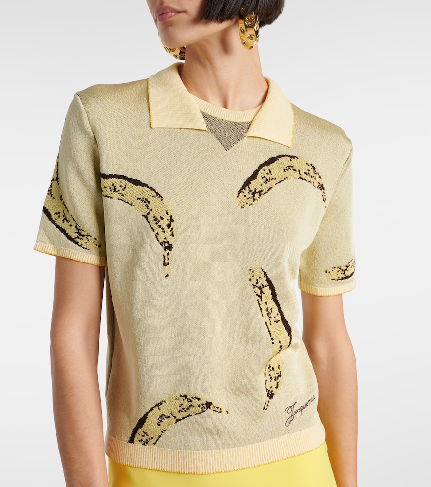 Marino jacquard polo shirt