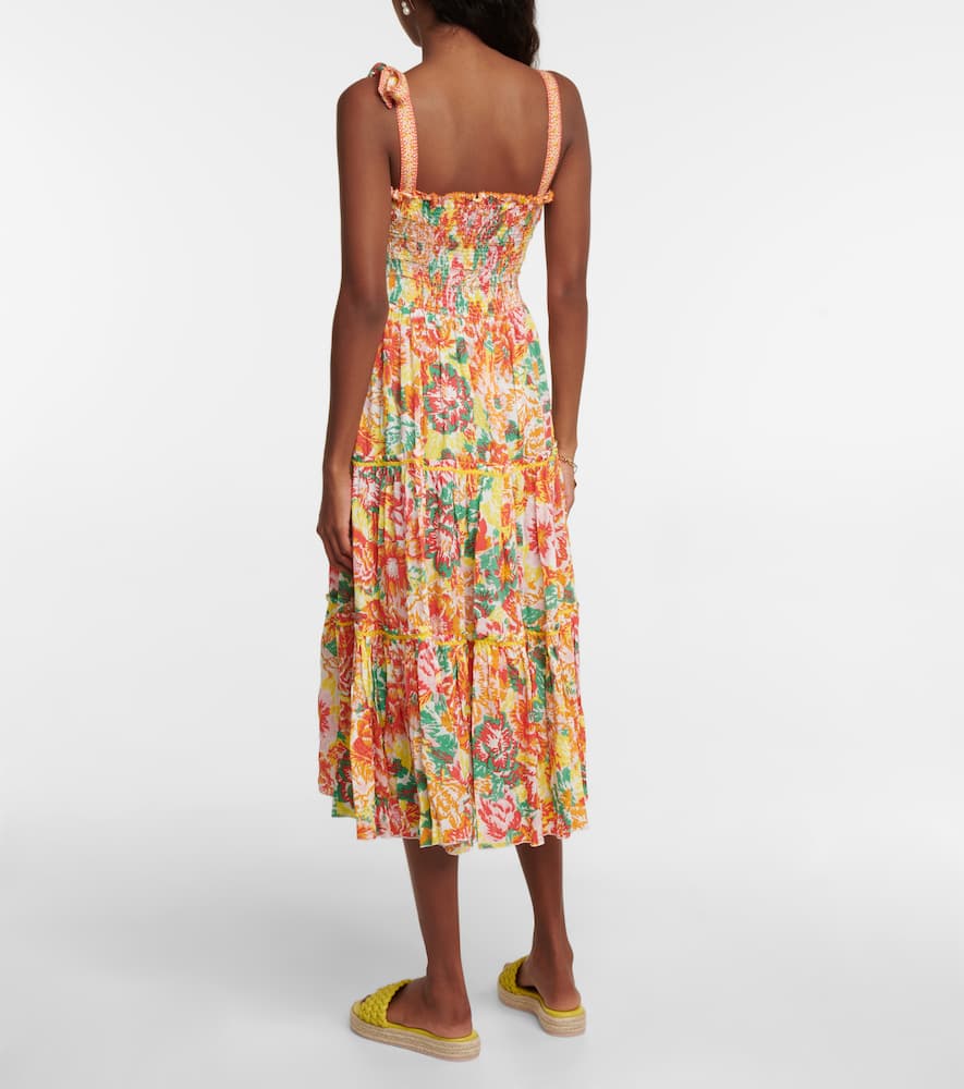 Triny printed midi dress