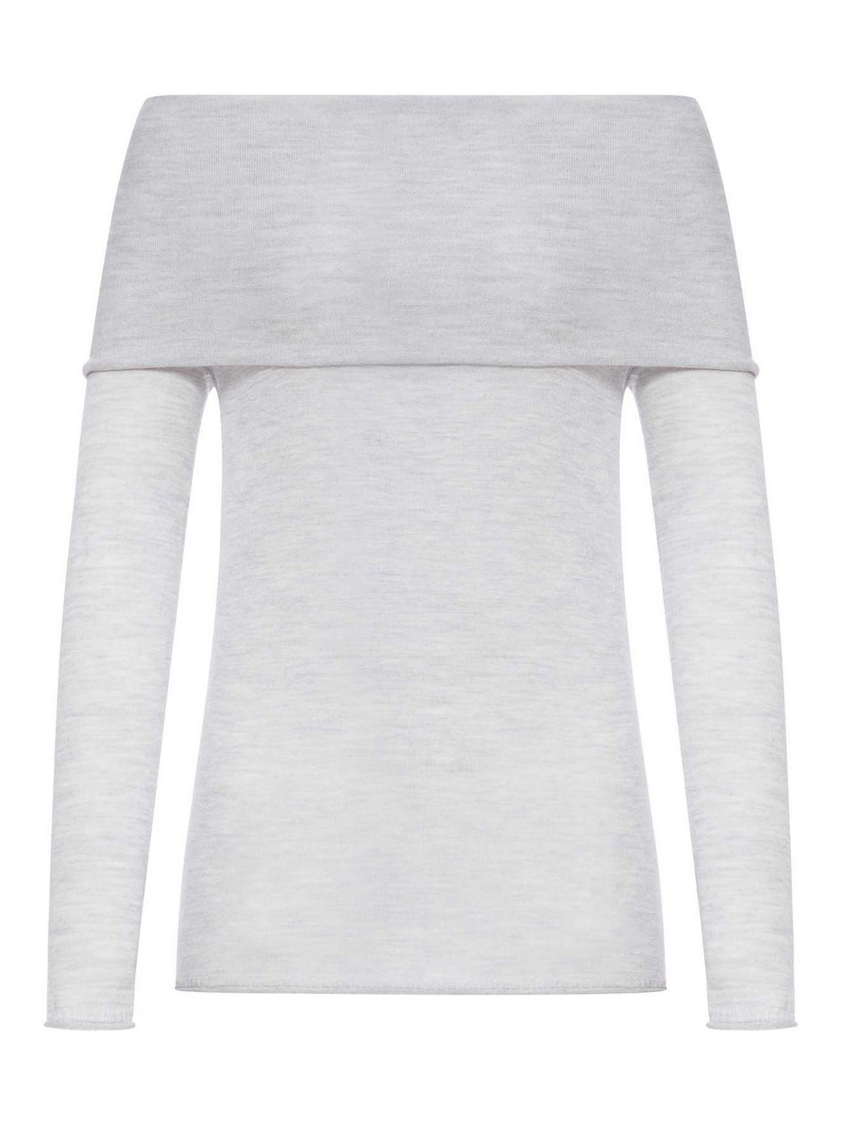Silk And Cashmere Boat Neck Sweater