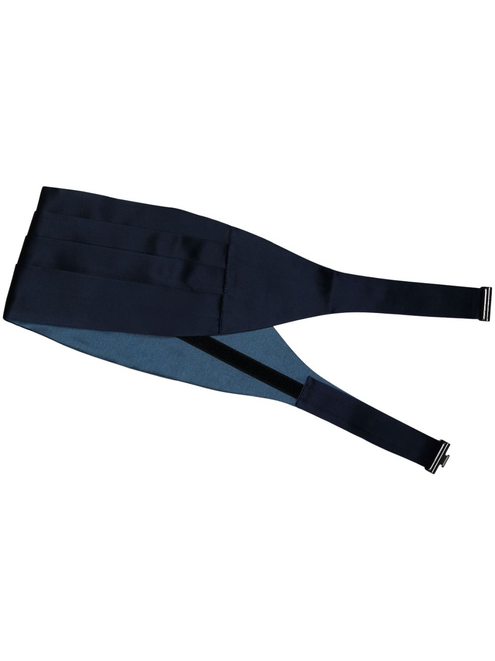 Satin belt - Blue