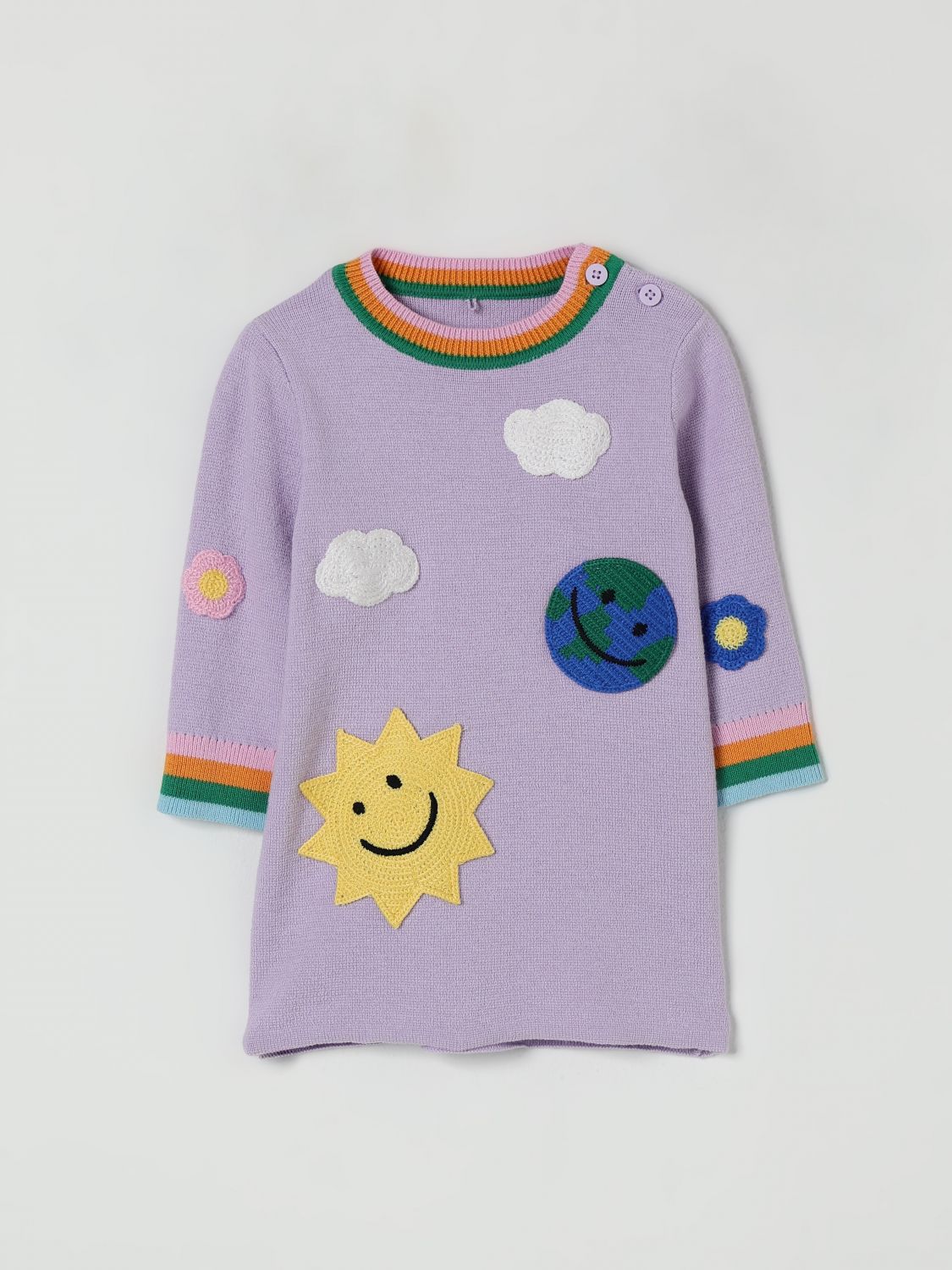 Romper Kids color Violet