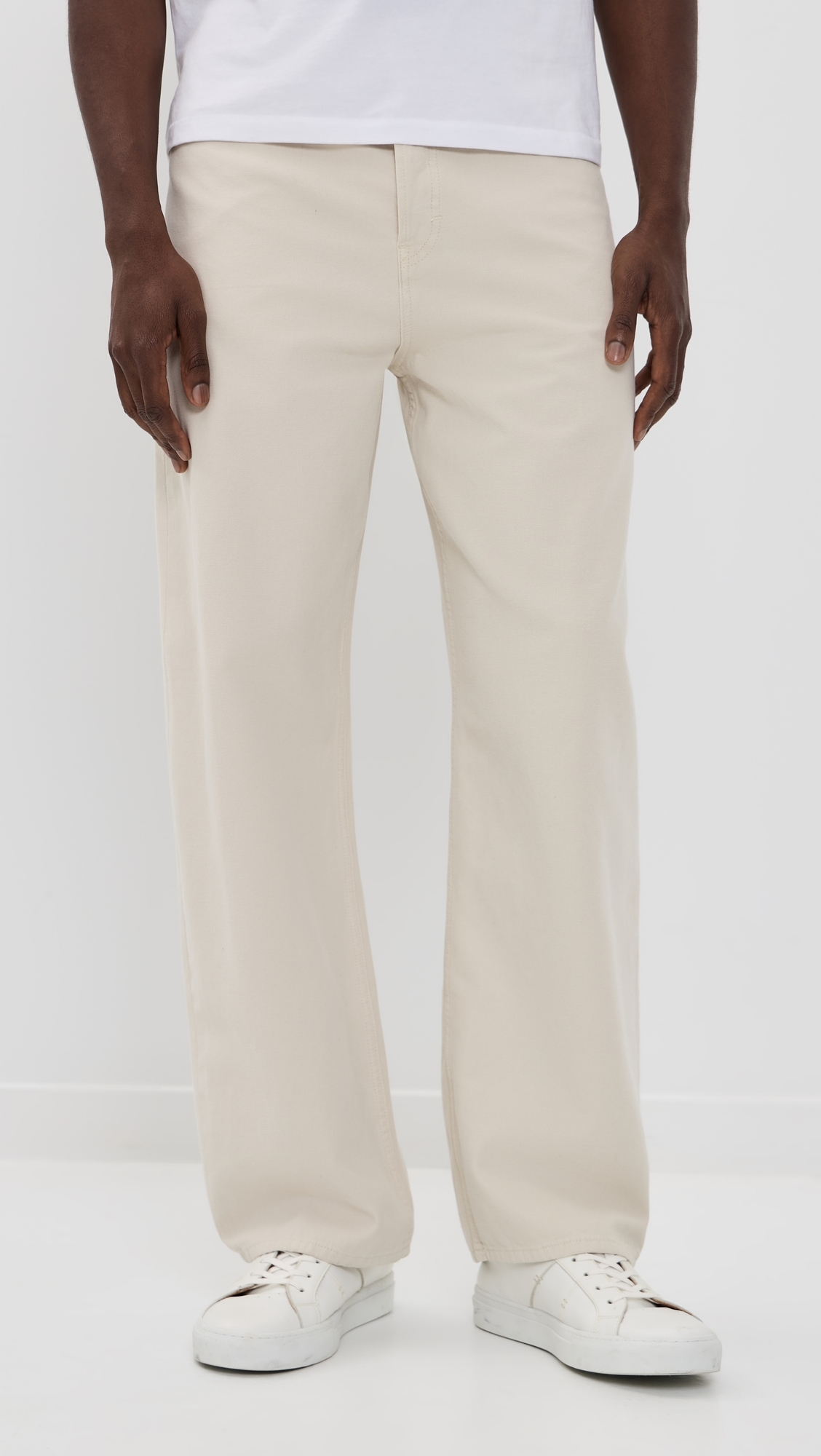 Baggy Jeans Off White