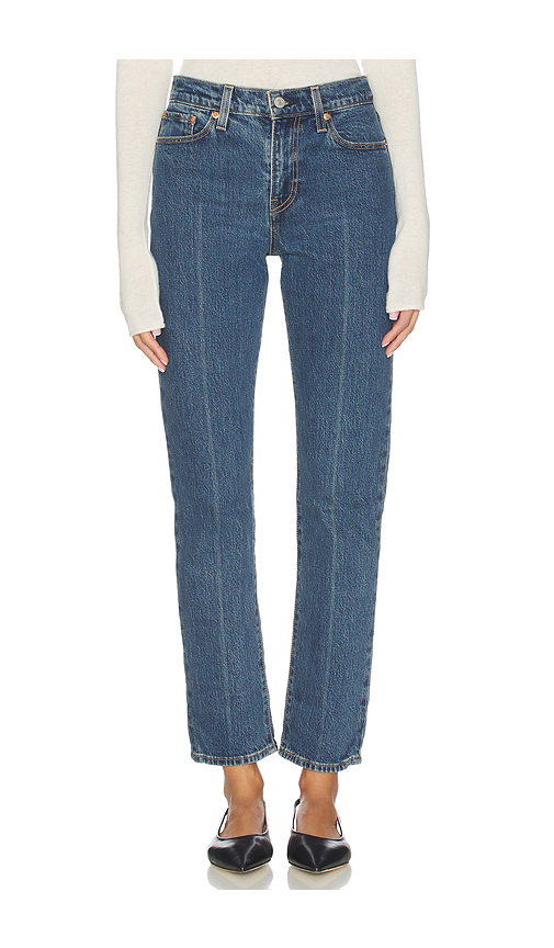 LEVI'S Wedgie Slim Straight in Blue. 24. Also , 26, 27, 28, 29, 30