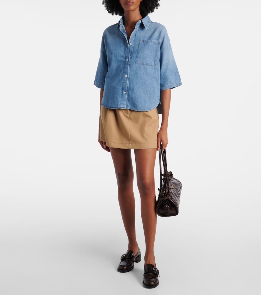 Frances denim shirt