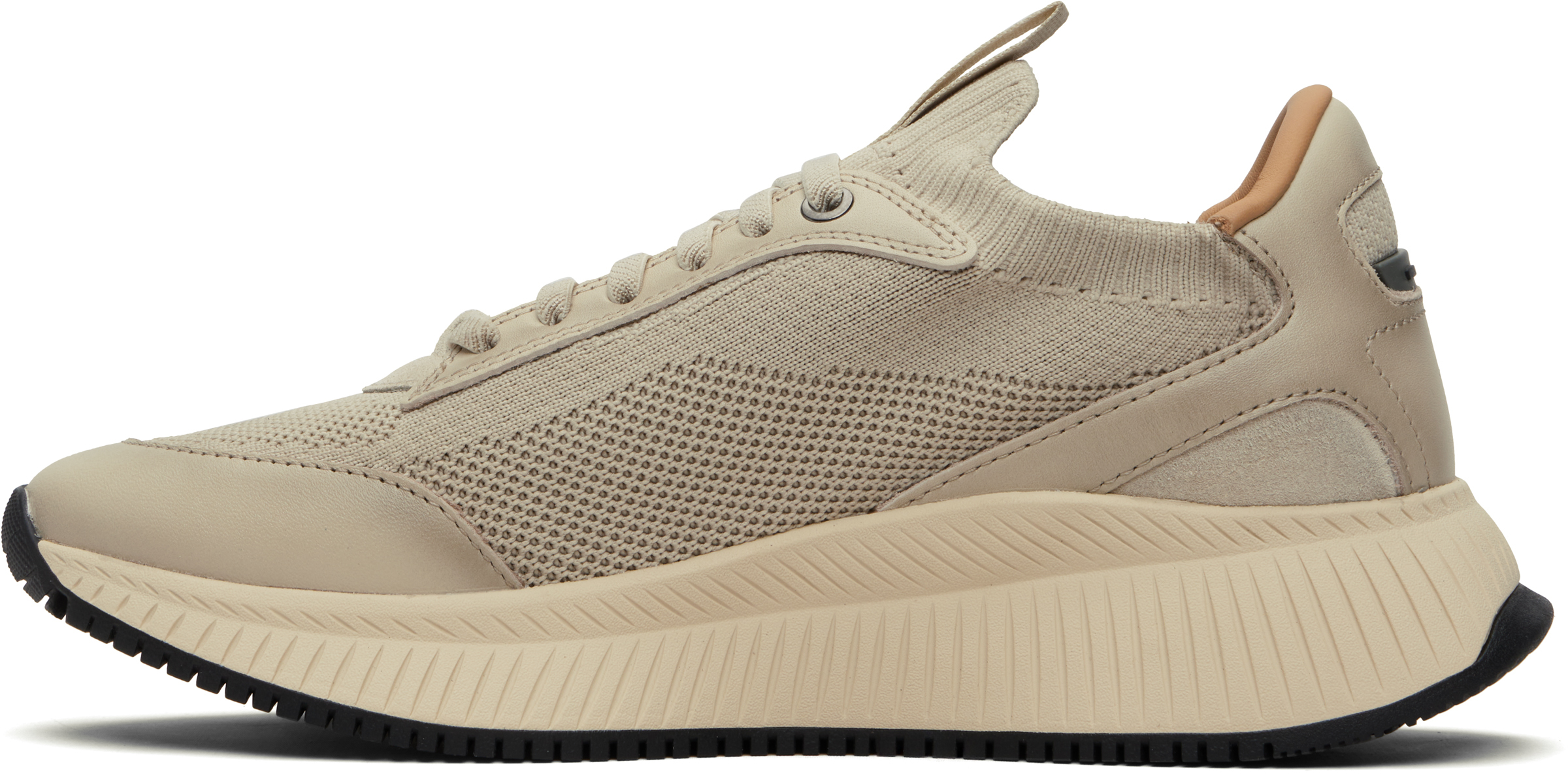 Beige TTNM EVO Knitted Upper Sneakers