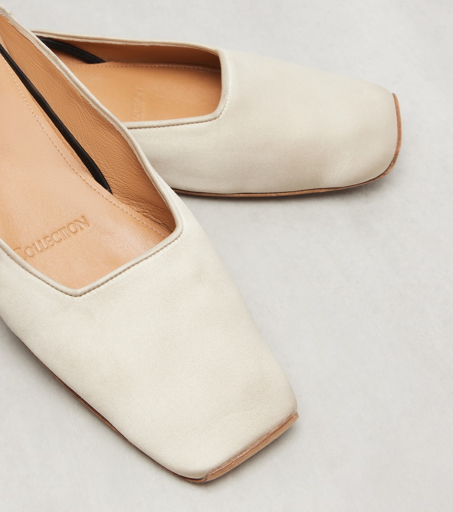 Kate leather slingback flats