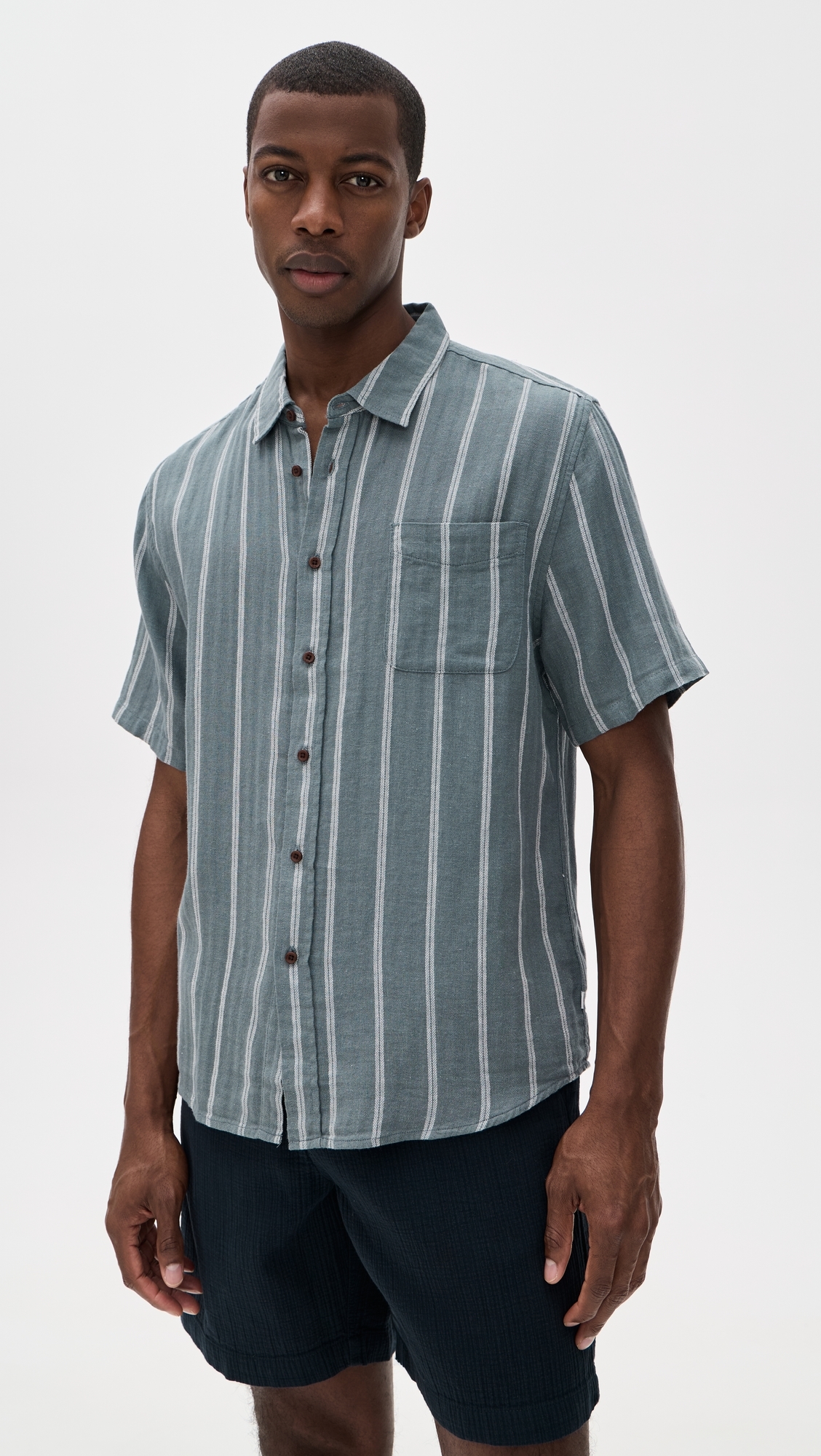 Alan Shirt Tempest Blue